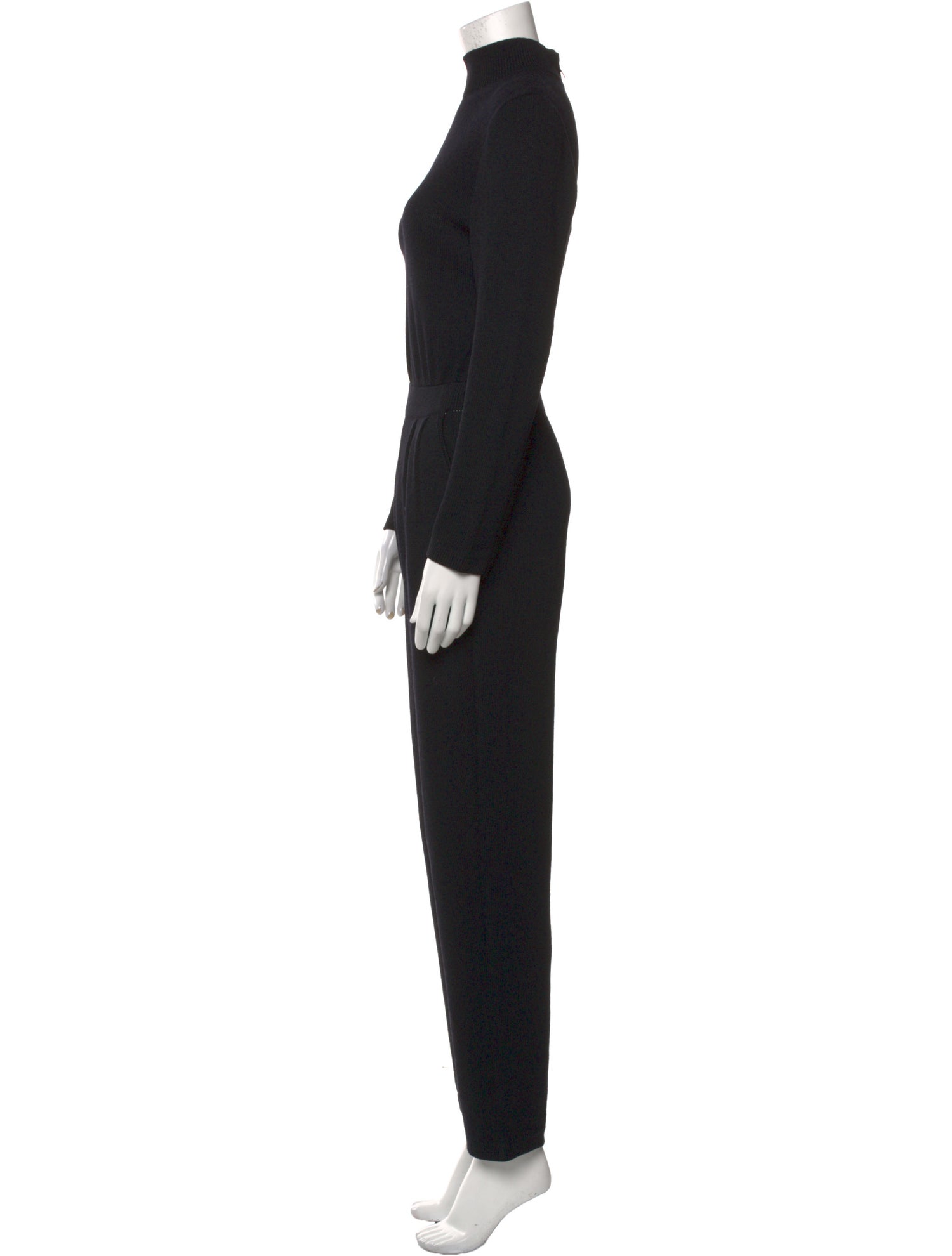 St. John Mock Neck Jumpsuit