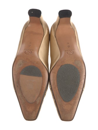 St. John Satin Sequin Embellishments Pumps