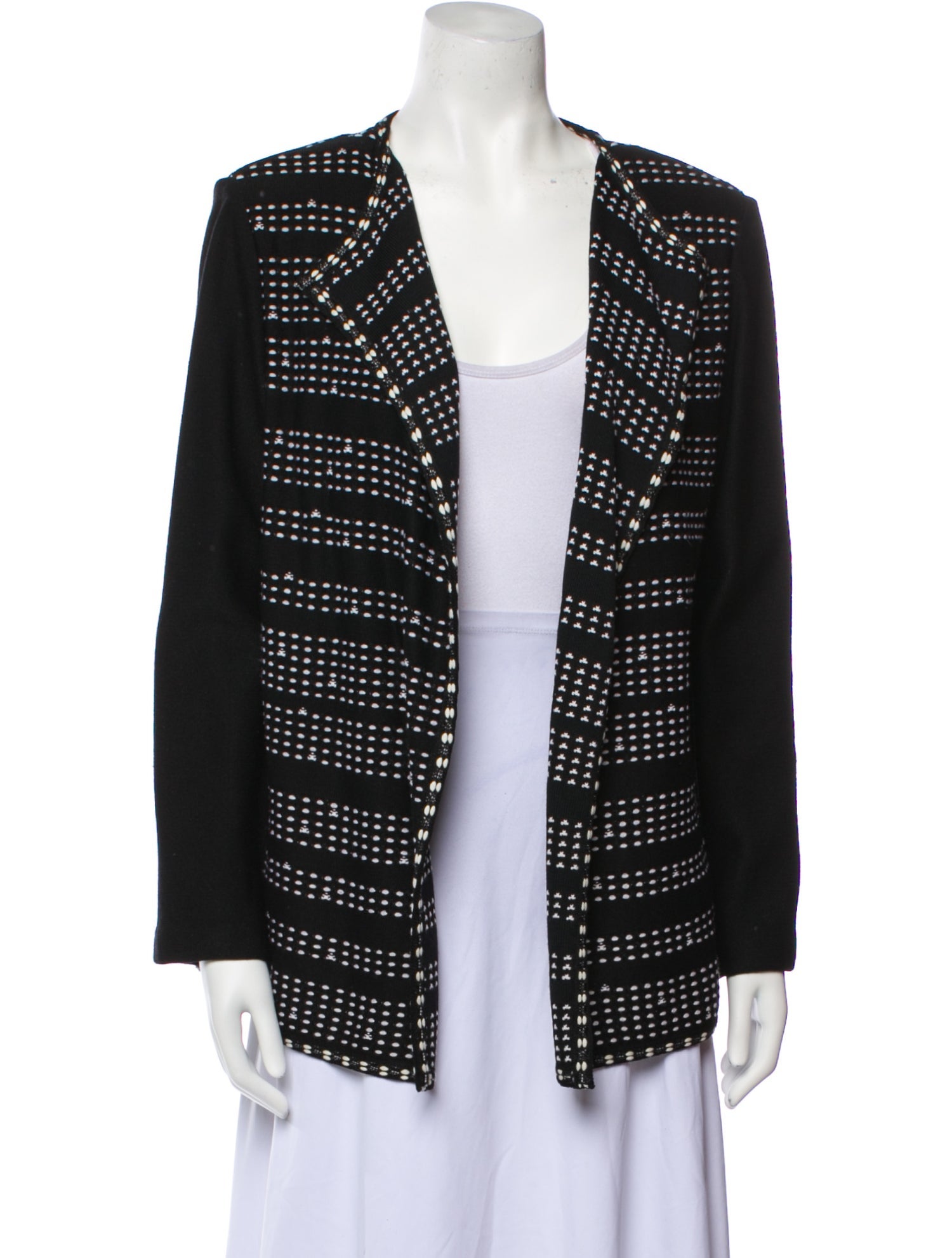 St. John Wool Striped Evening Jacket