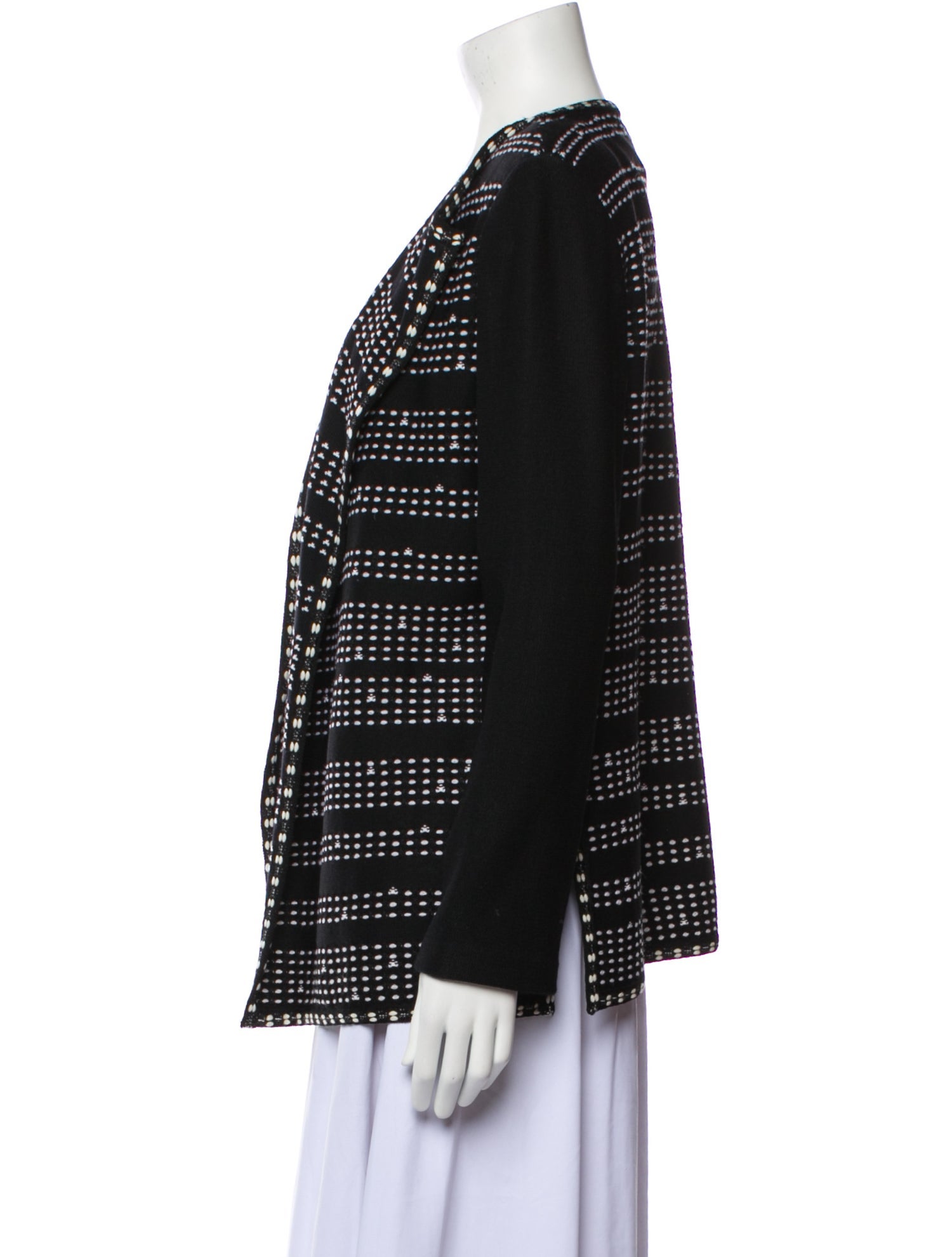 St. John Wool Striped Evening Jacket