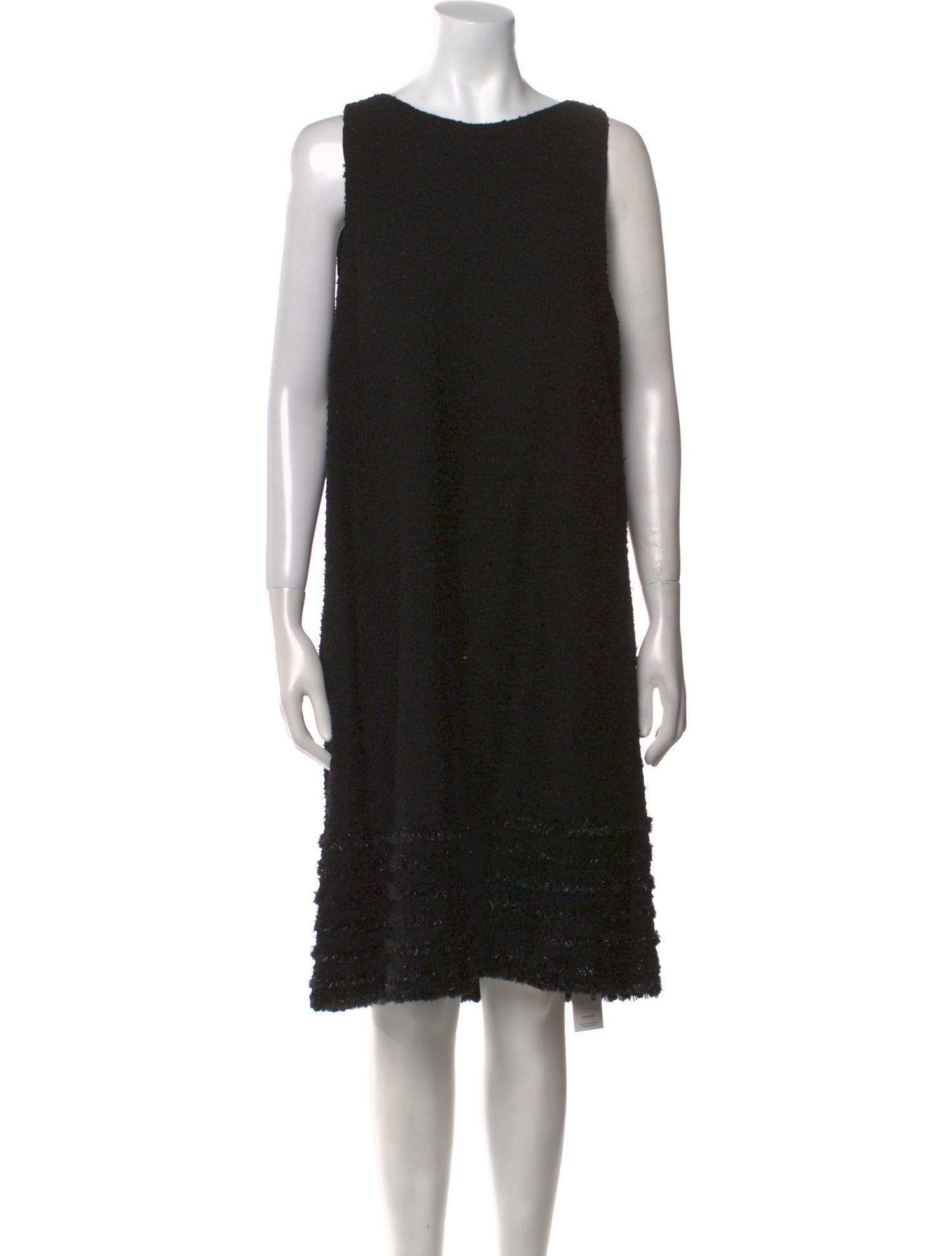 St. John Bateau Neckline Knee-Length Dress