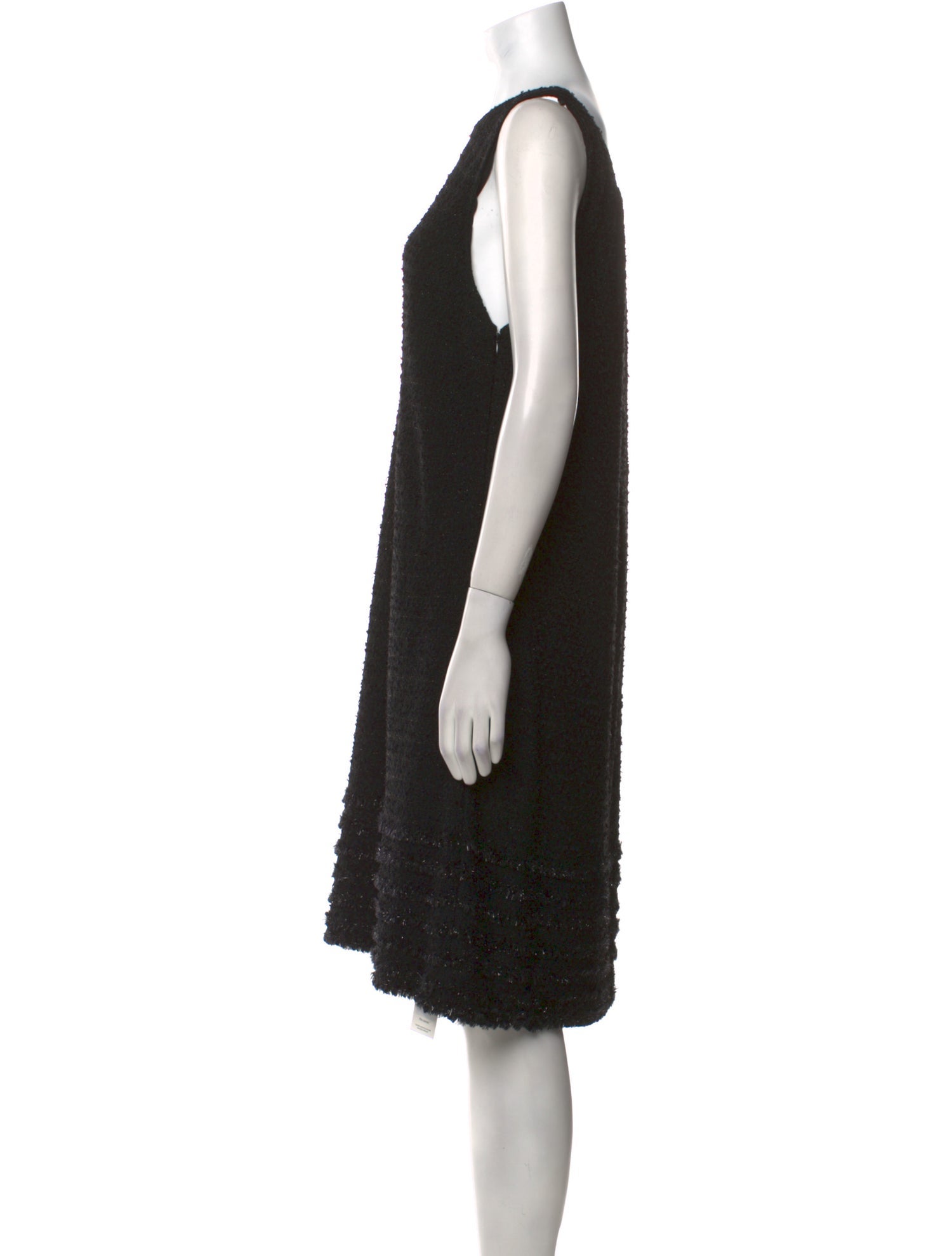 St. John Bateau Neckline Knee-Length Dress