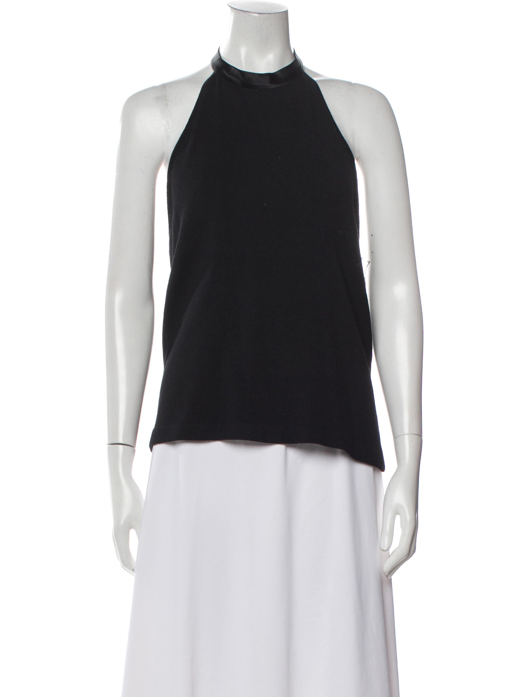 St. John Wool Mock Neck Sweater