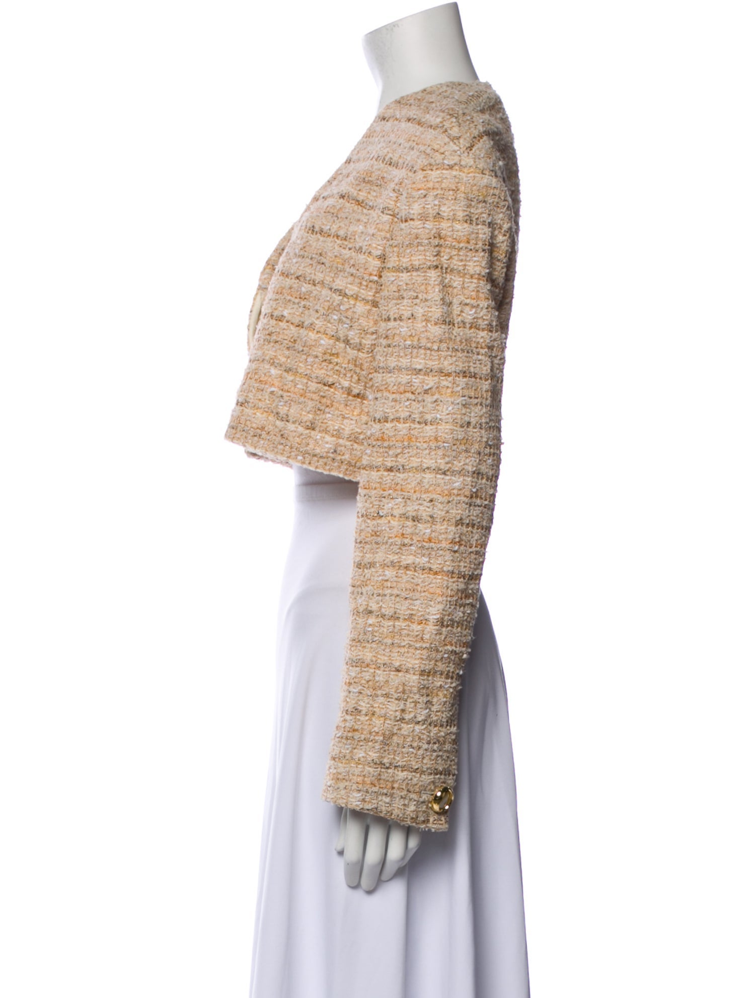 St. John 2021 Tweed Pattern Evening Jacket