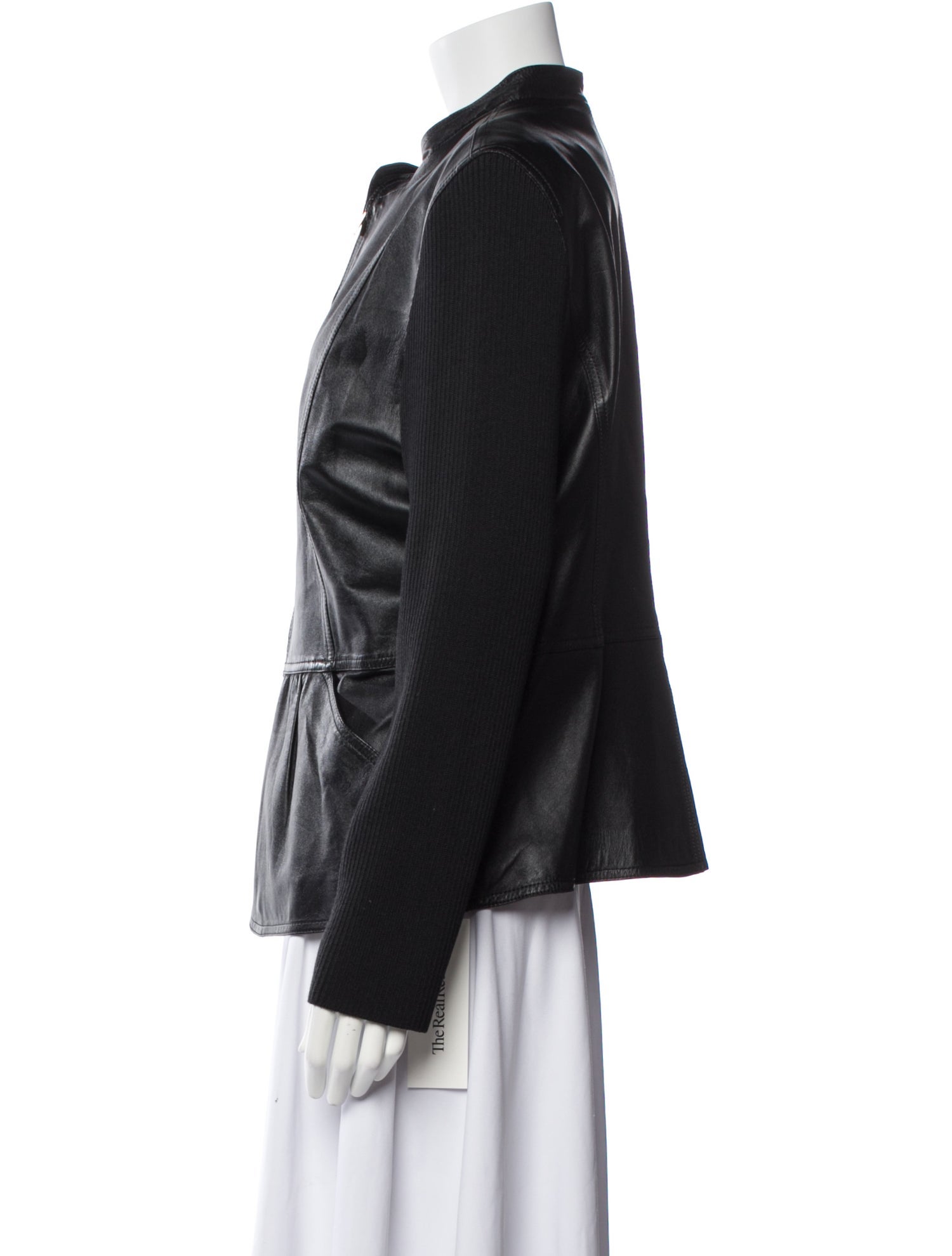 St. John Leather Evening Jacket