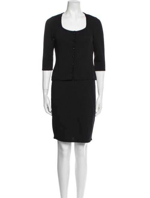 St. John Wool Skirt Set