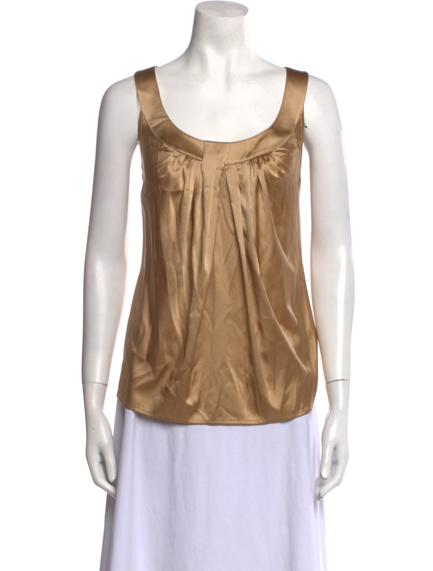 St. John Silk Scoop Neck Top w/ Tags