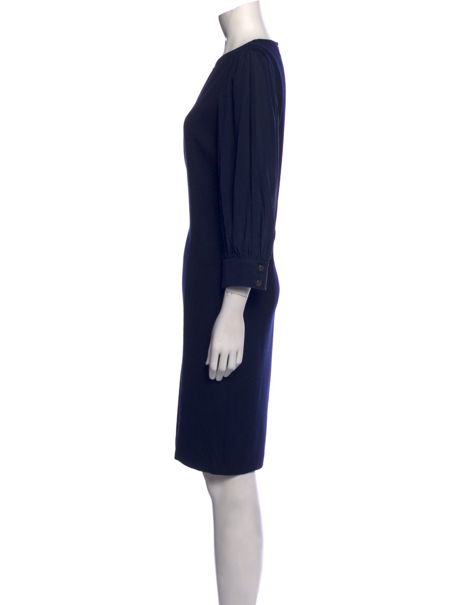 St. John Wool Knee-Length Dress