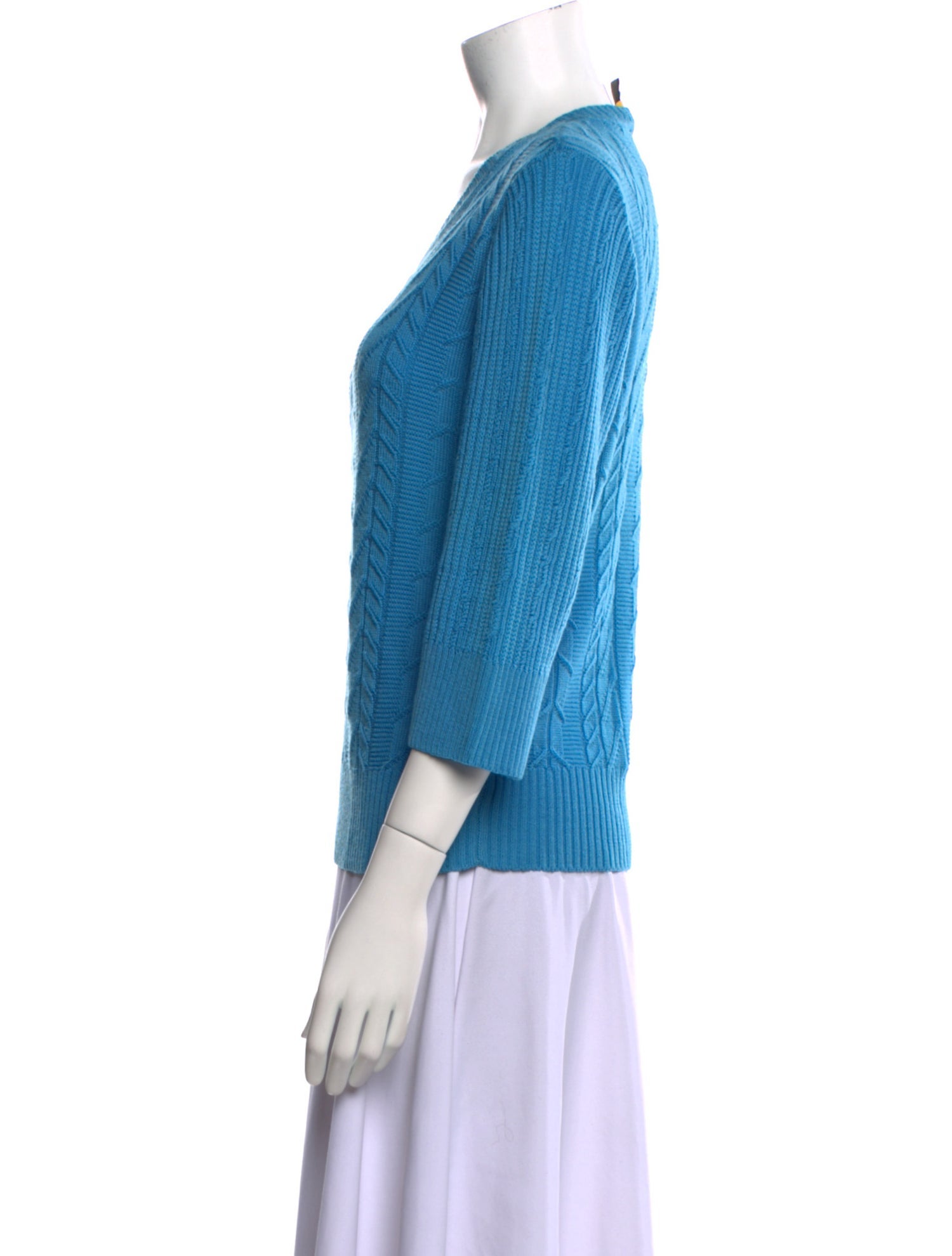 St. John Wool V-Neck Sweater