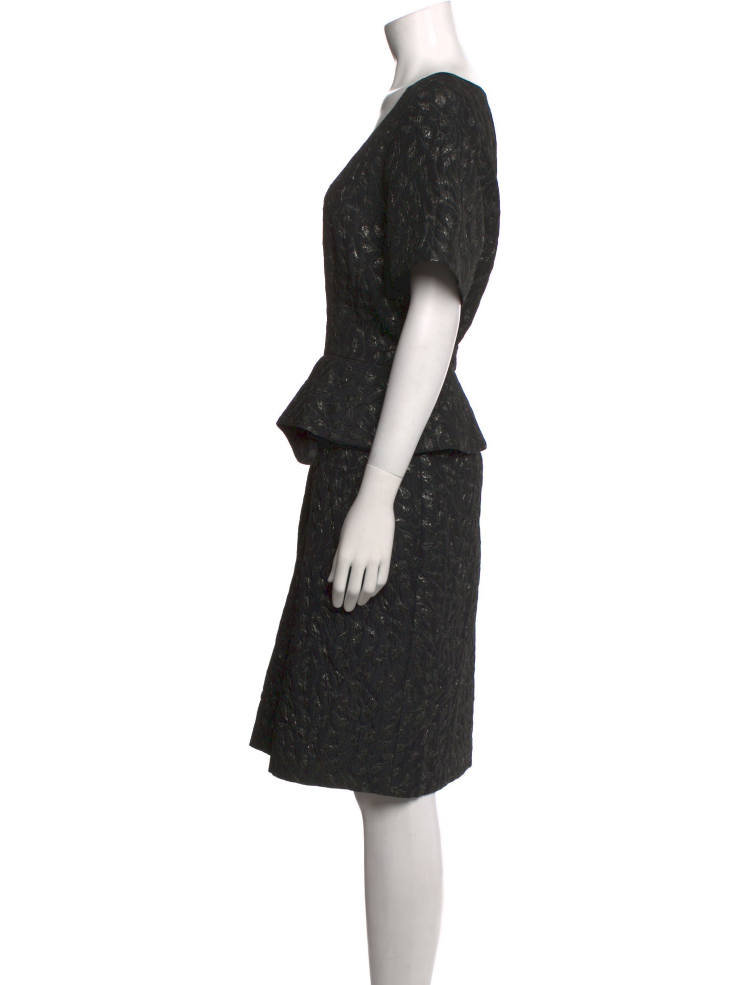 St. John Scoop Neck Knee-Length Dress w/ Tags