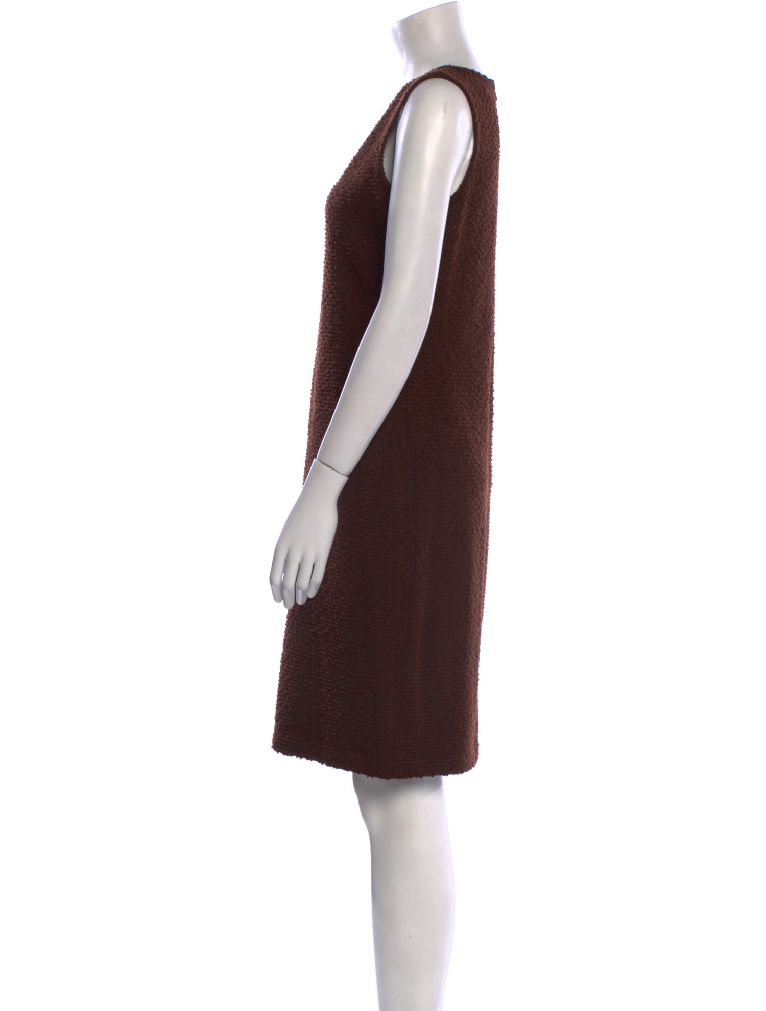 St. John V-Neck Knee-Length Dress