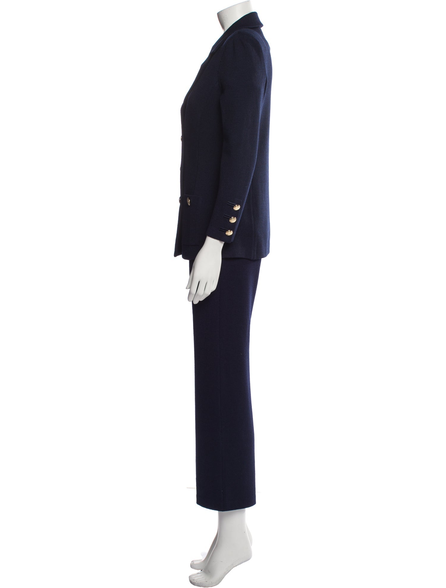 St. John Crystal Embellishments Pantsuit