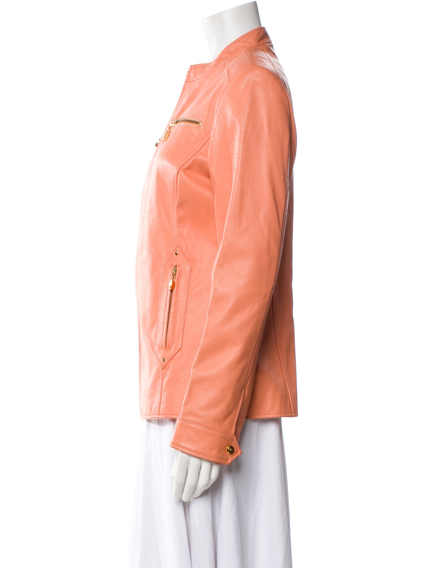 St. John Leather Biker Jacket