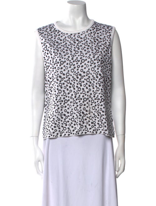 St. John Wool Printed Sweater