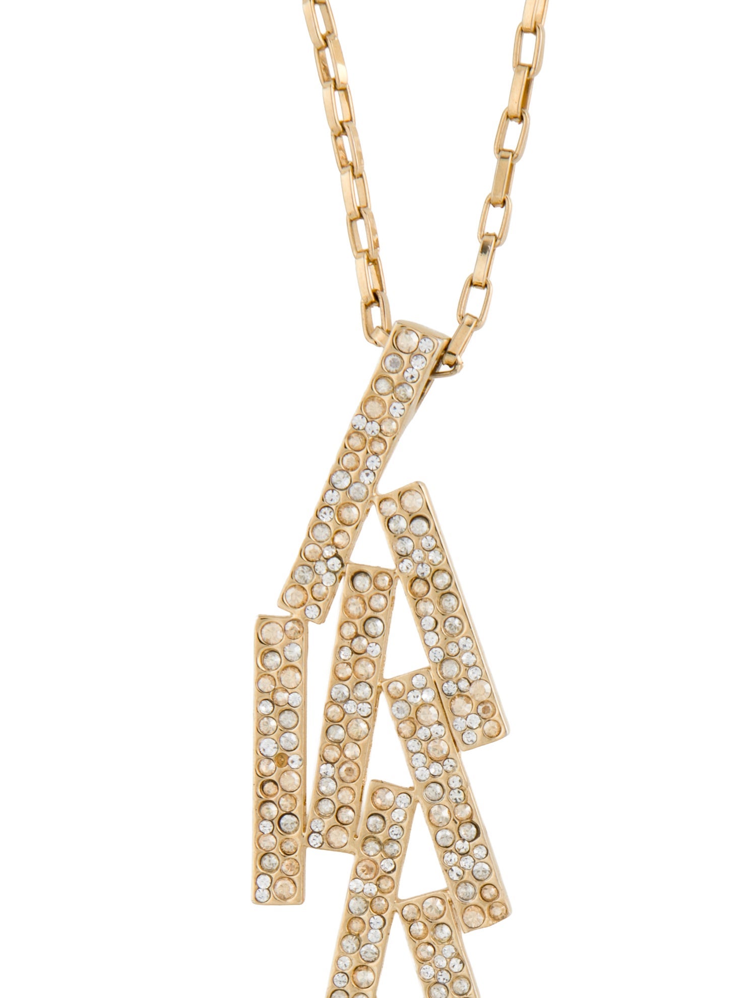 St. John Crystal Pendant Necklace