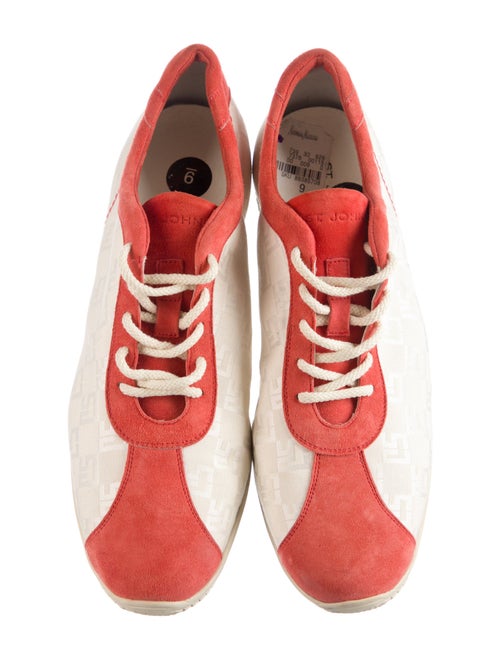 St. John Canvas Printed Sneakers