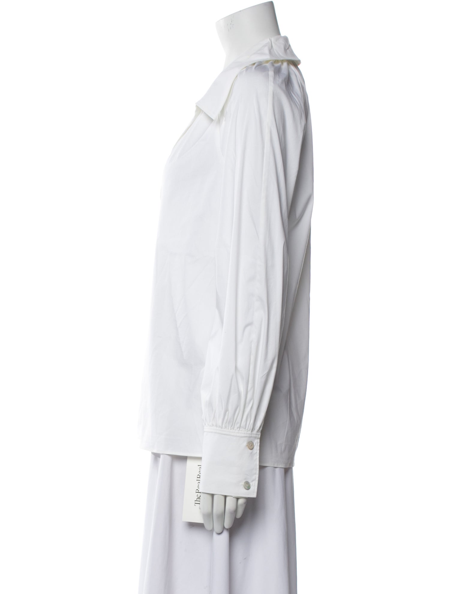 St. John V-Neck Long Sleeve Polo