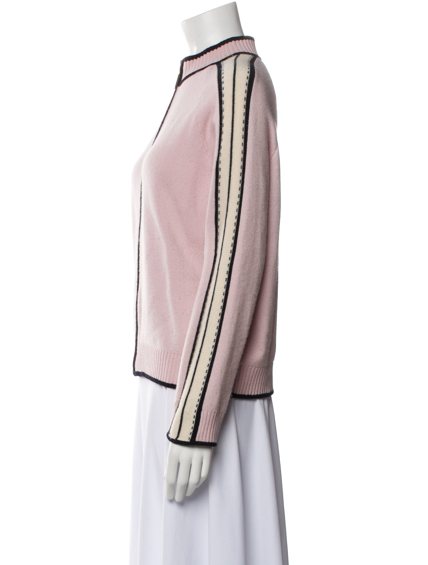 St. John Cashmere Mock Neck Sweater