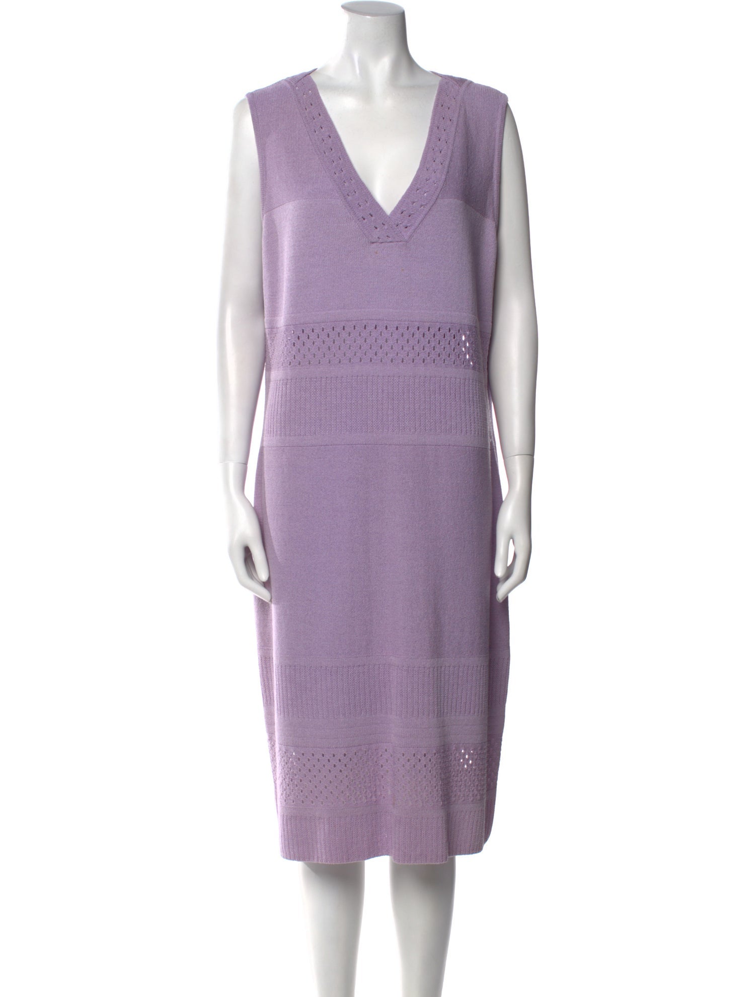 St. John Wool Midi Length Dress