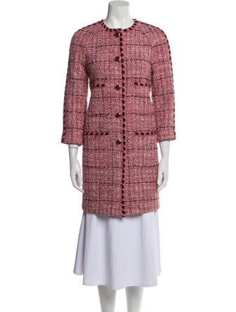 St. John Tweed Pattern Coat