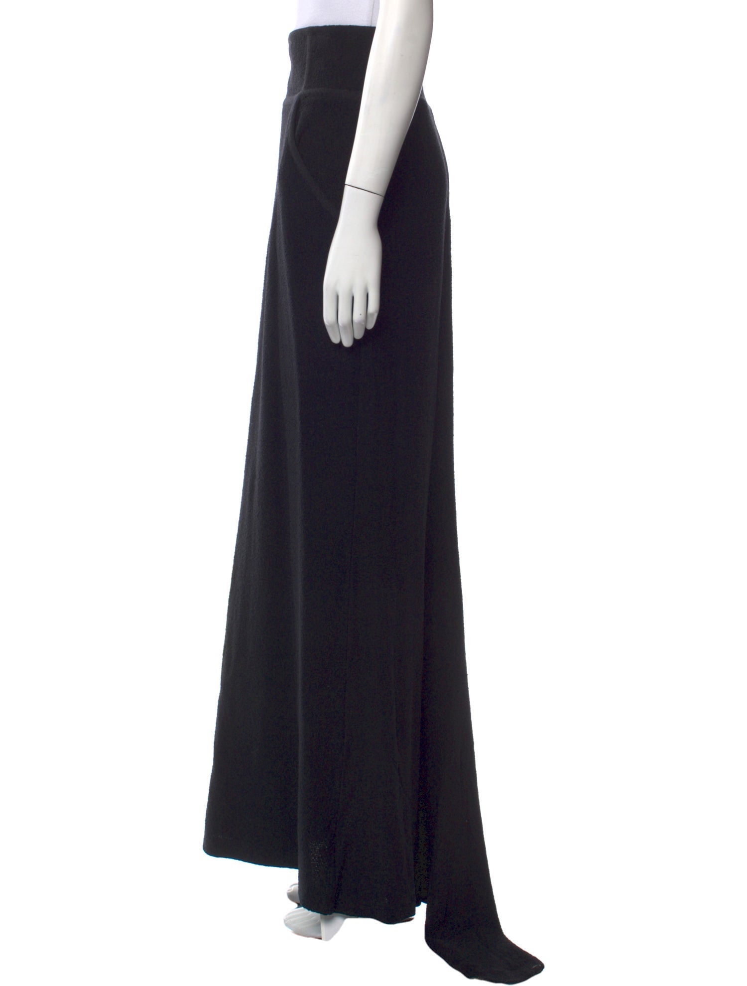 St. John Cutout Accent Long Skirt