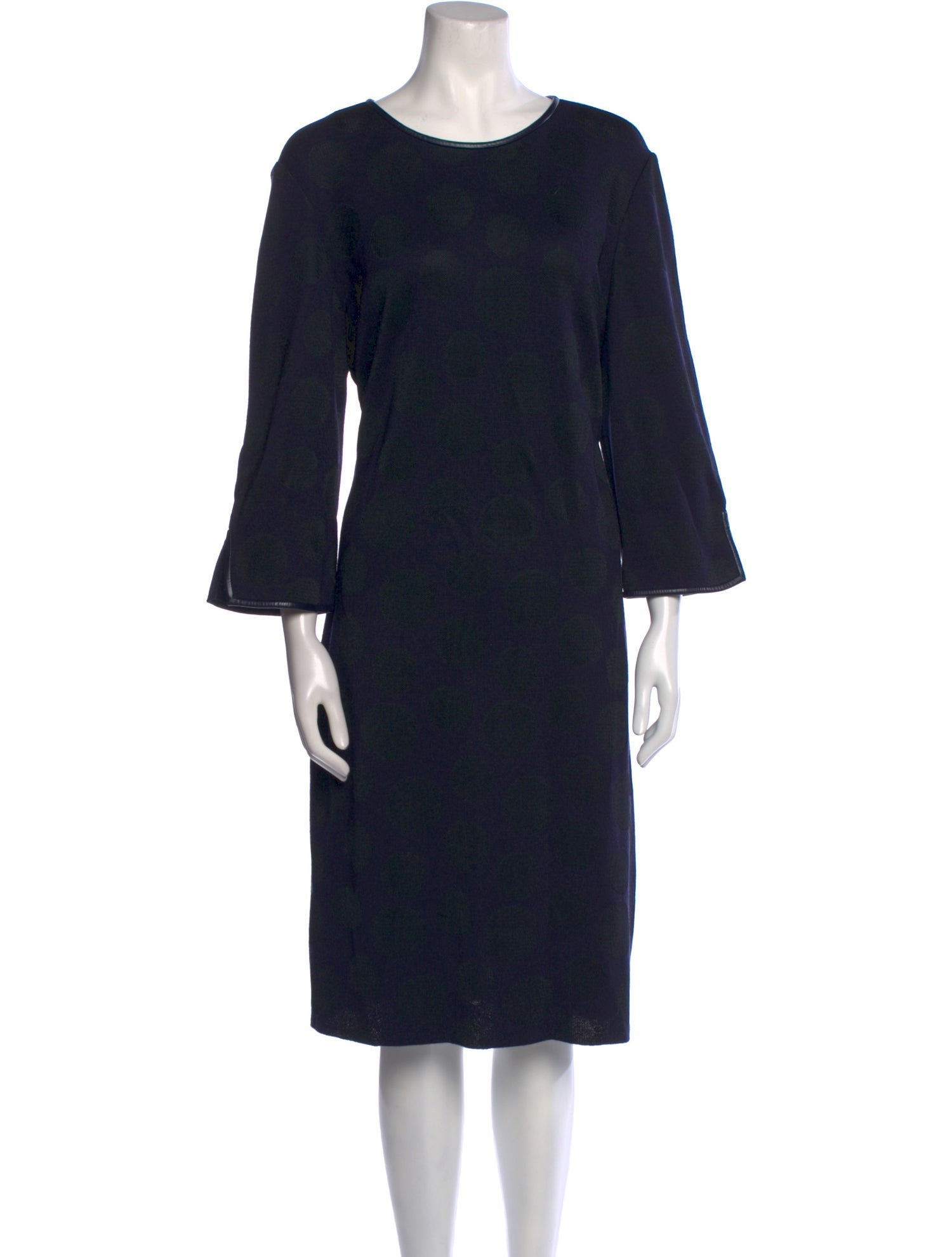 St. John Scoop Neck Midi Length Dress w/ Tags