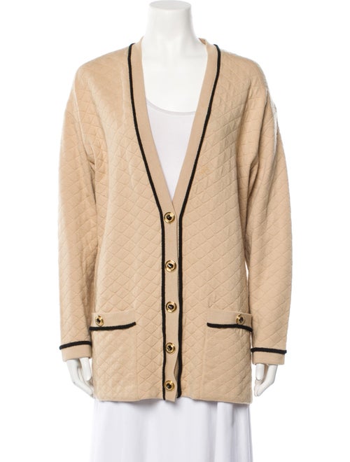 St. John Plunge Neckline Sweater