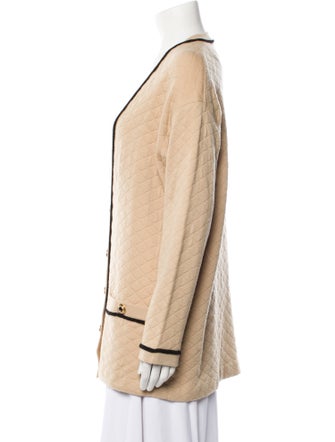 St. John Plunge Neckline Sweater