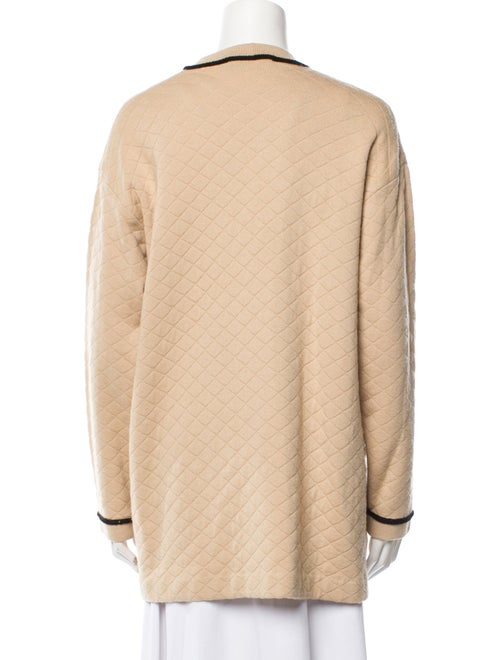 St. John Plunge Neckline Sweater