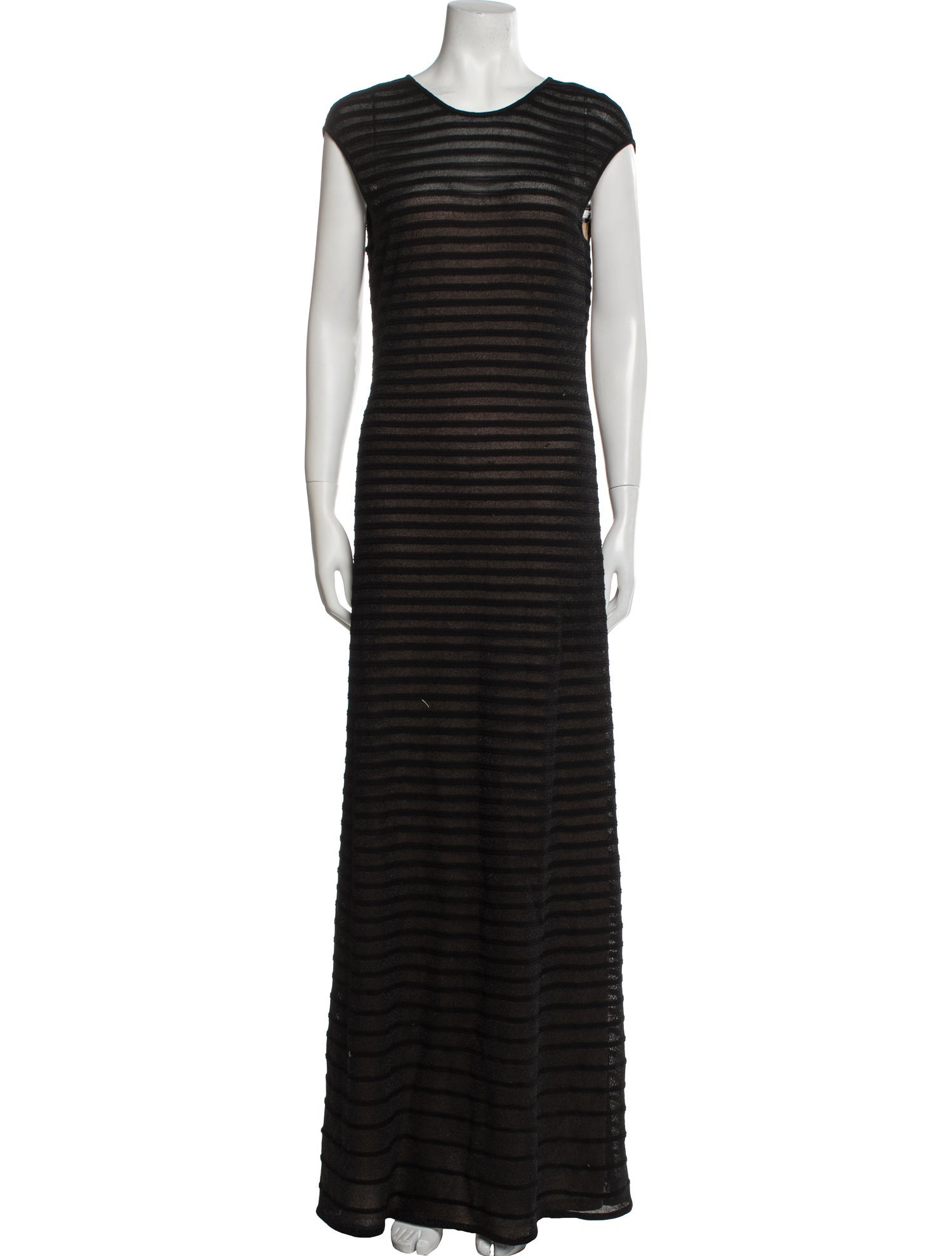 St. John Crew Neck Long Dress