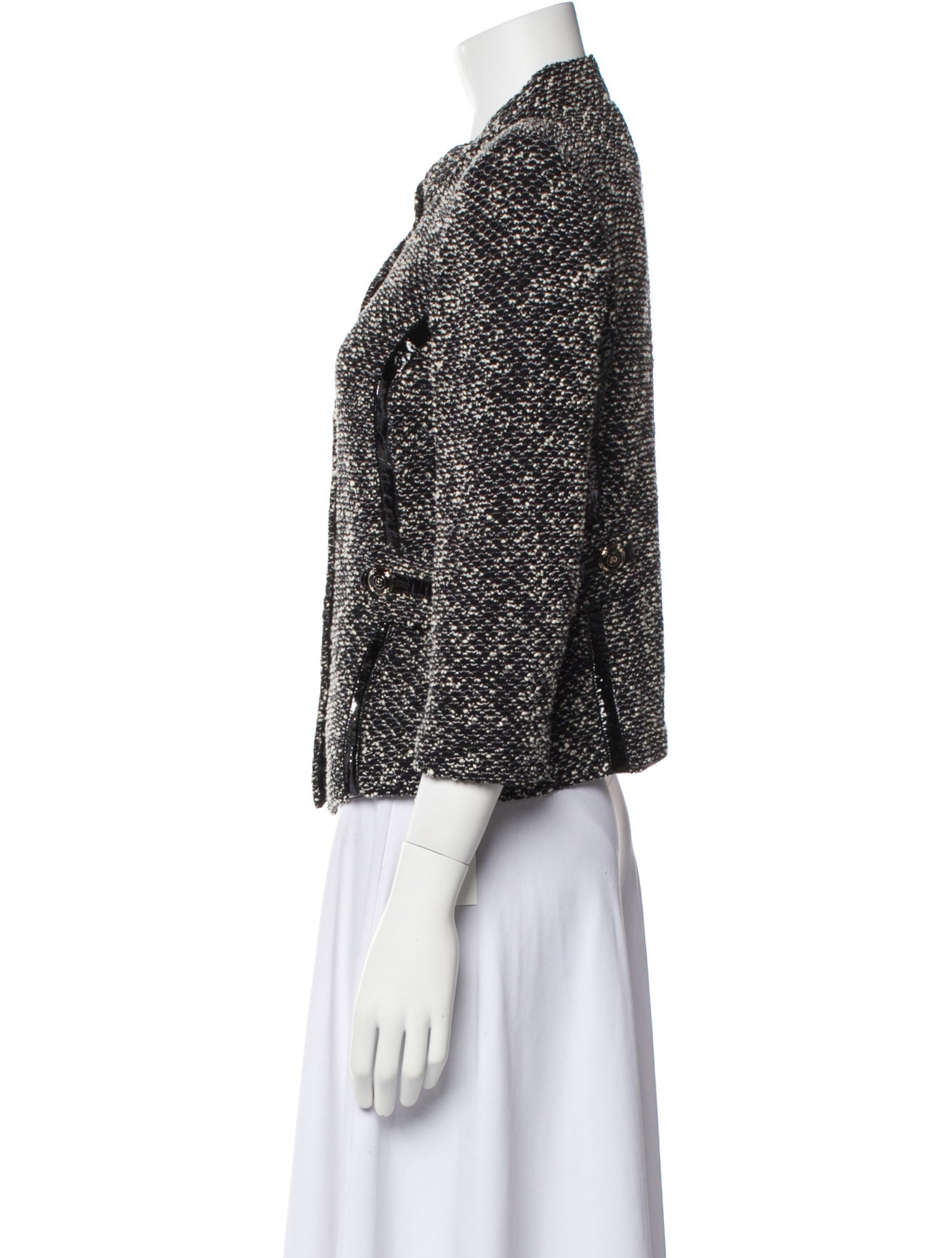 St. John Tweed Pattern Evening Jacket