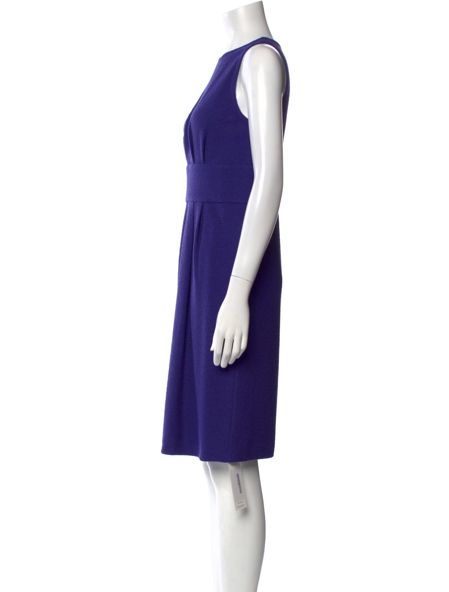 St. John Crew Neck Knee-Length Dress