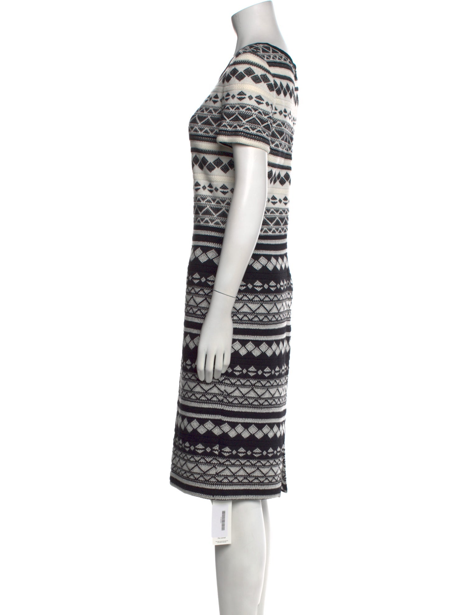 St. John Wool Knee-Length Dress