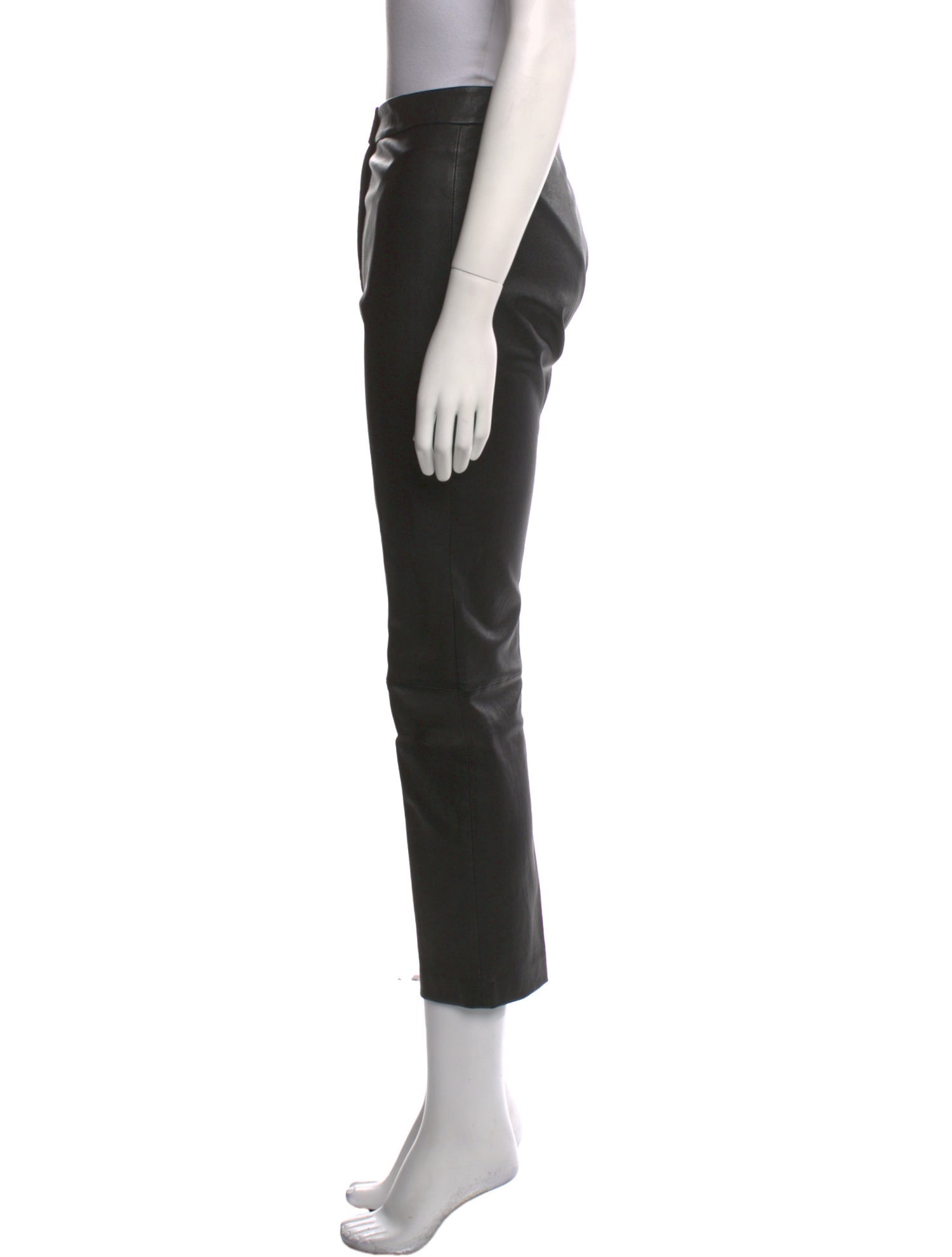 St. John Leather Straight Leg Pants