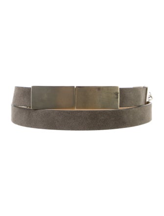 St. John Skinny Suede Belt