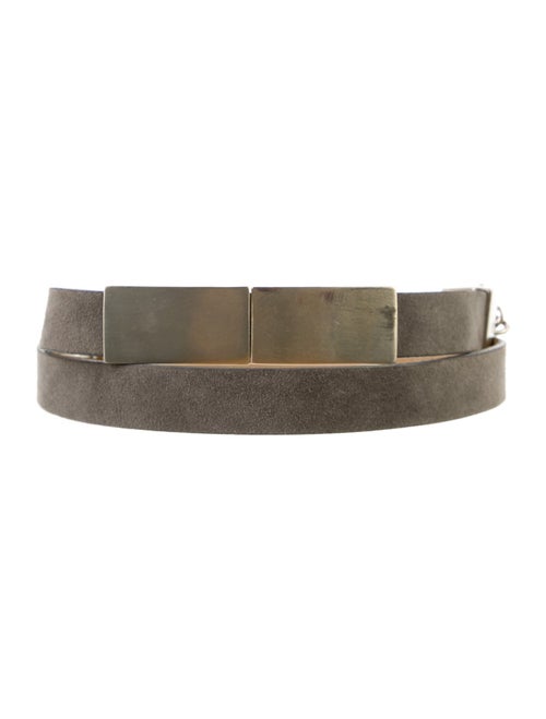 St. John Skinny Suede Belt