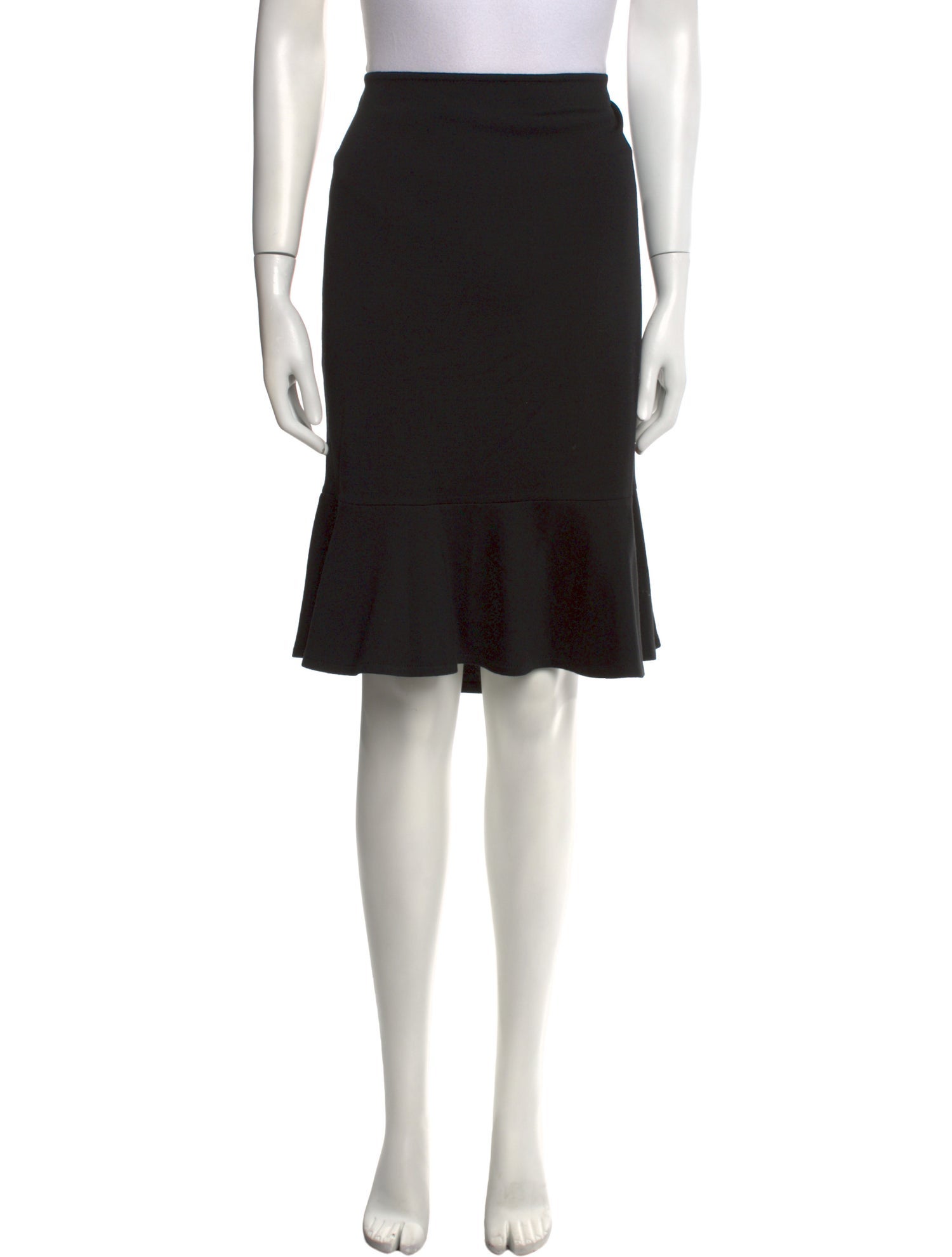 St. John Wool Knee-Length Skirt