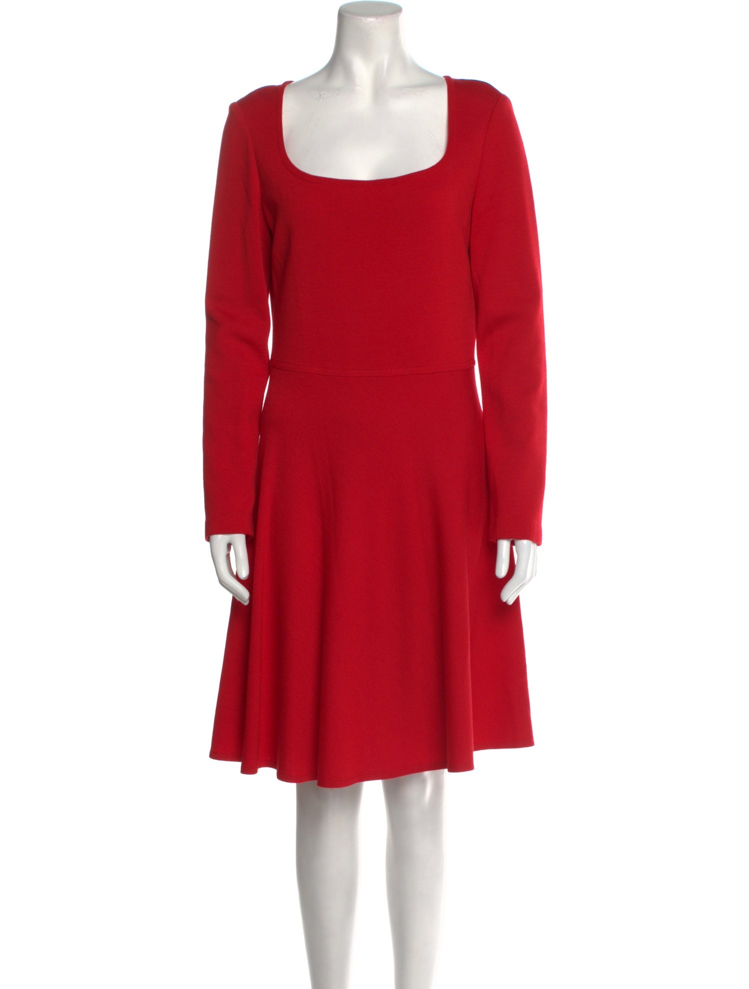 St. John Wool Knee-Length Dress
