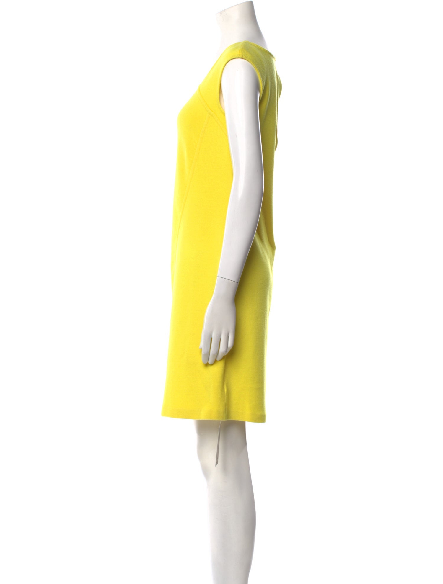 St. John Bateau Neckline Mini Dress