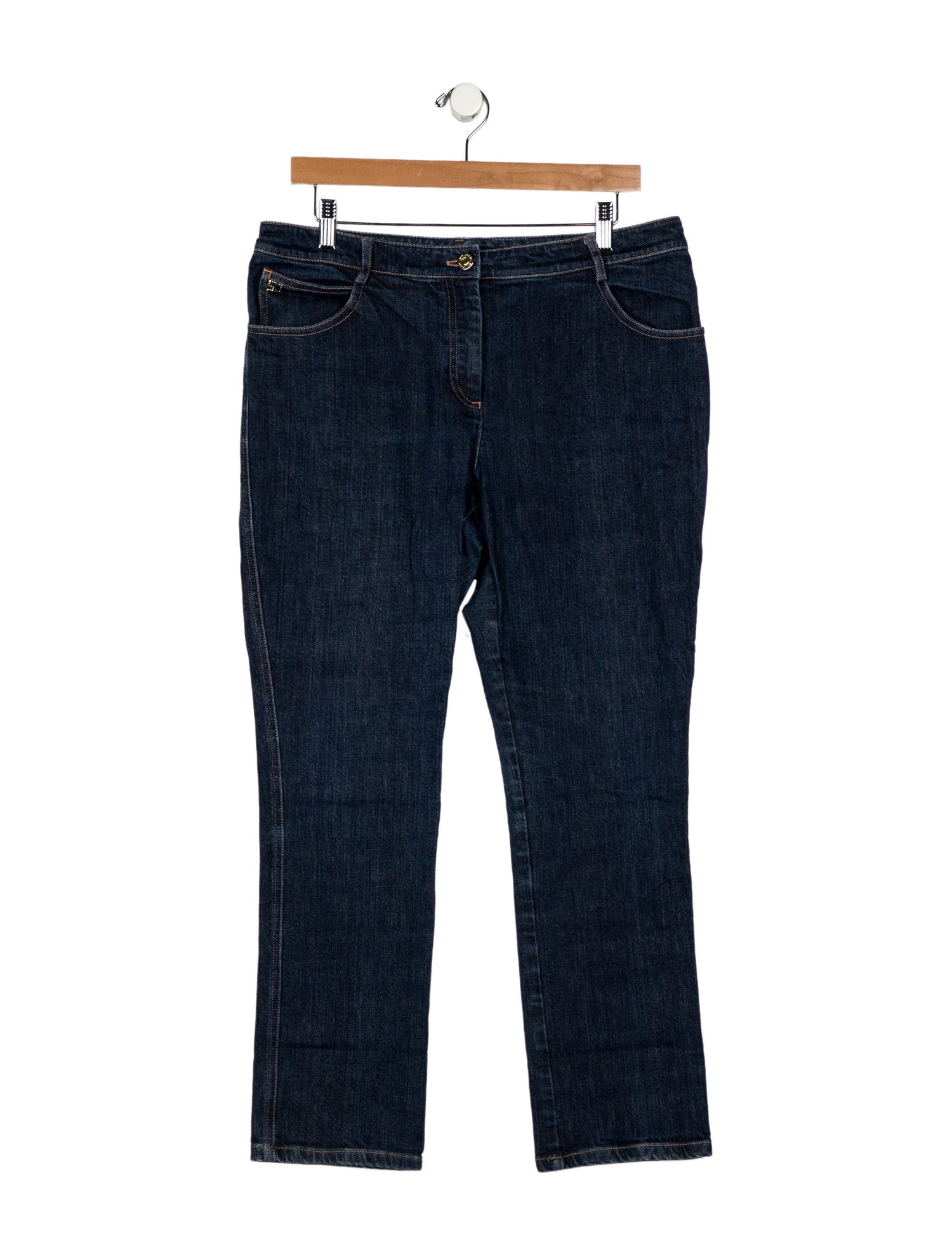 St. John Mid-Rise Straight Leg Jeans