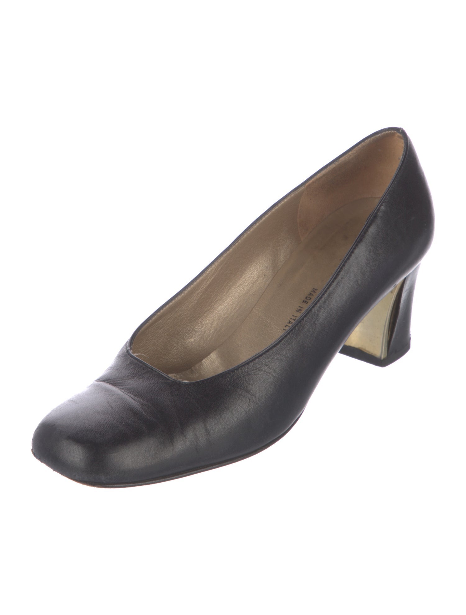 St. John Vintage Leather Pumps