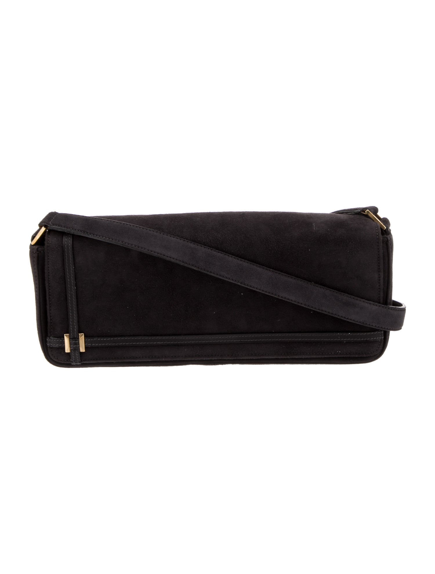 St. John Suede Shoulder Bag