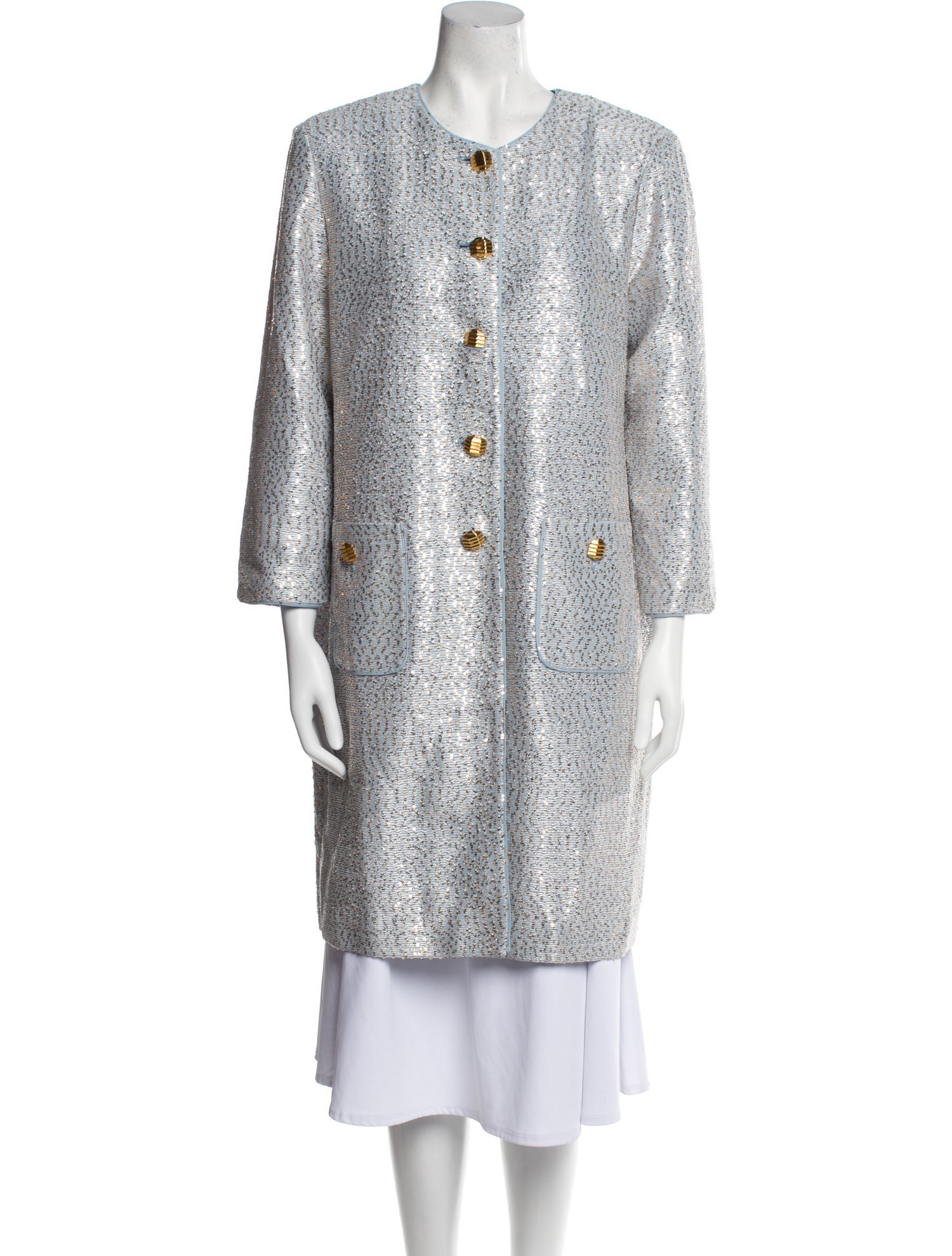 St. John Tweed Pattern Evening Jacket w/ Tags