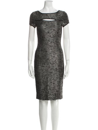 St. John Sequin Embellishments Dress Set