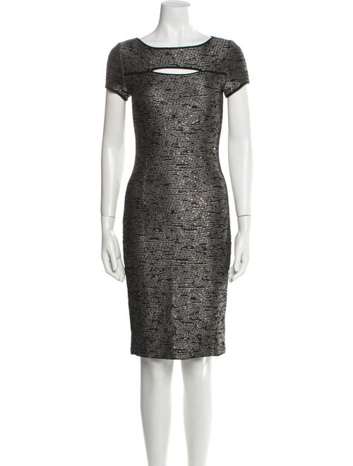 St. John Sequin Embellishments Dress Set