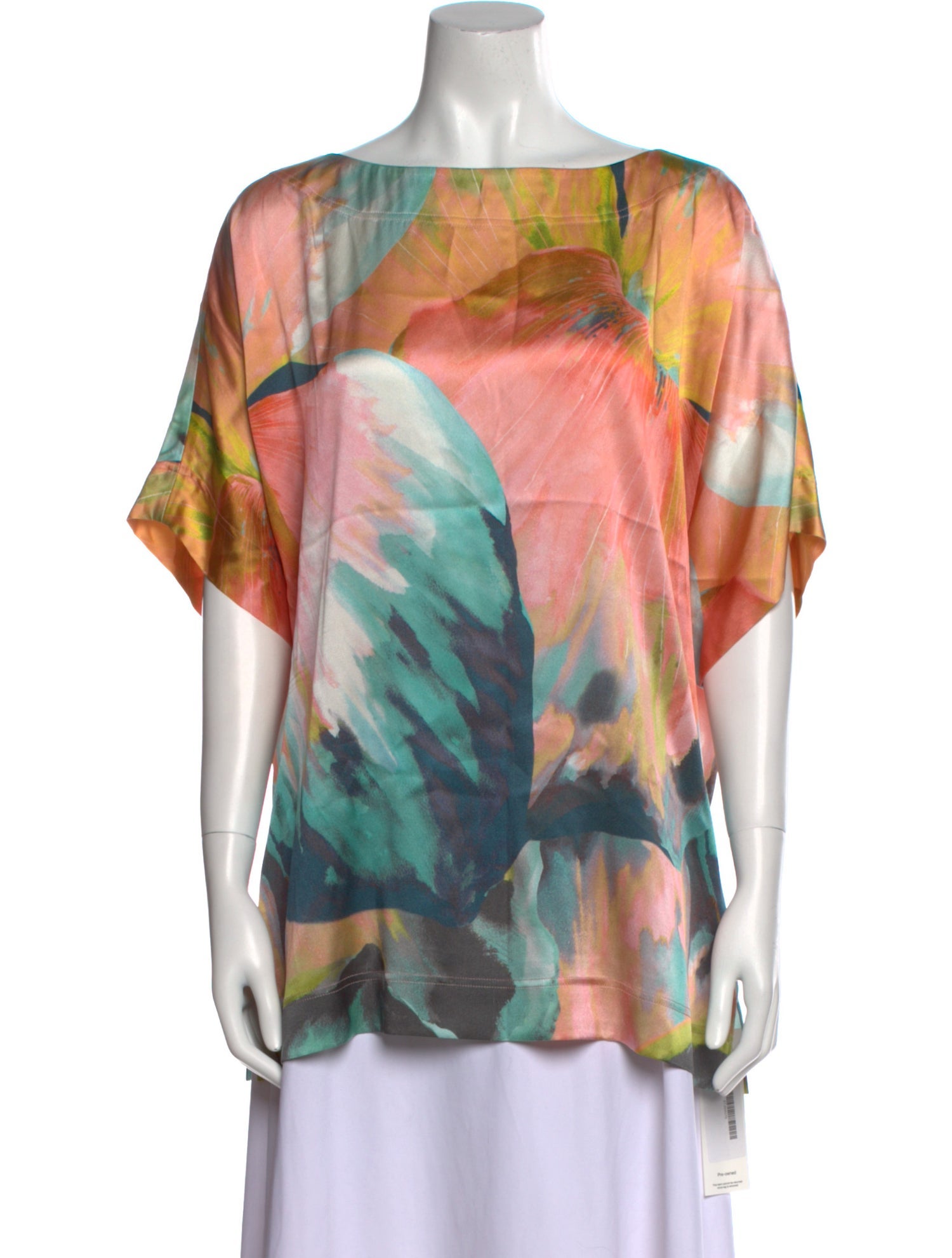 St. John Silk Printed Tunic