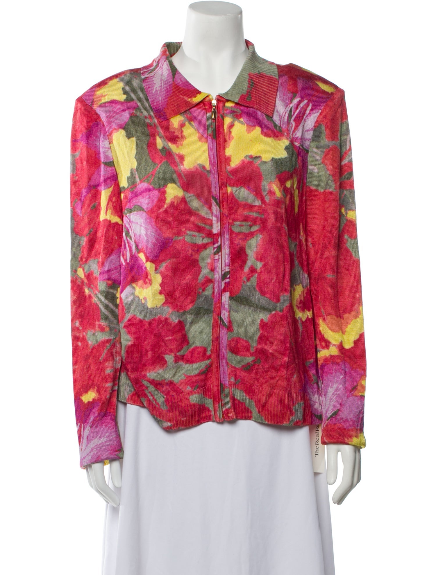 St. John Floral Print Jacket