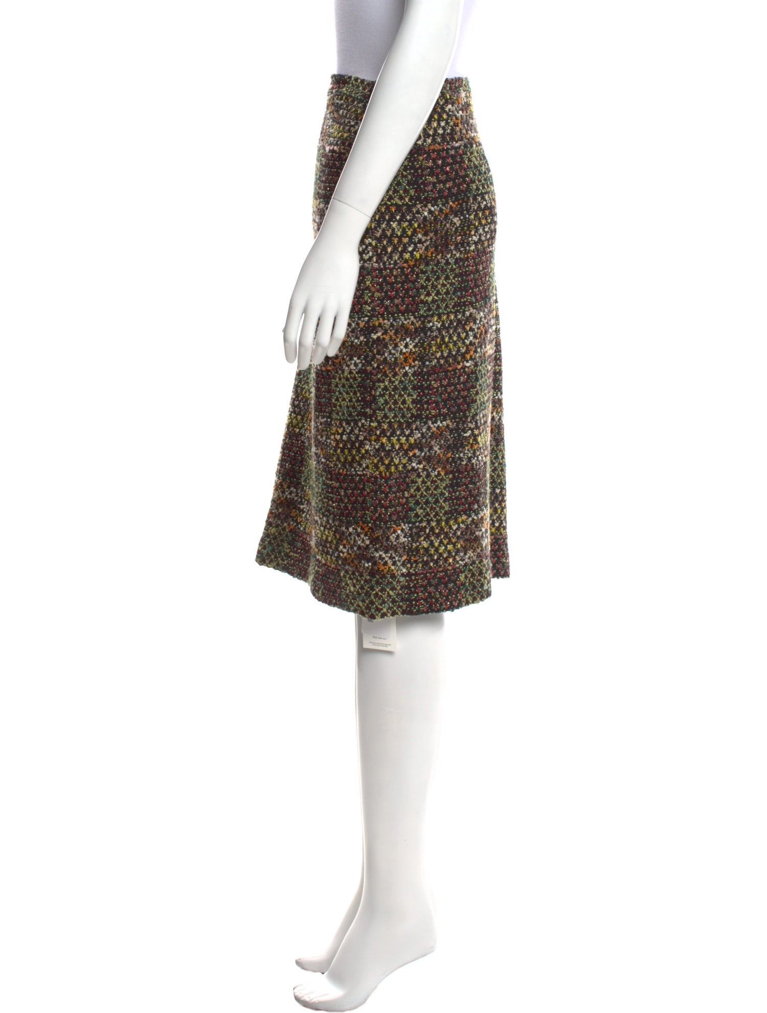St. John Printed Knee-Length Skirt