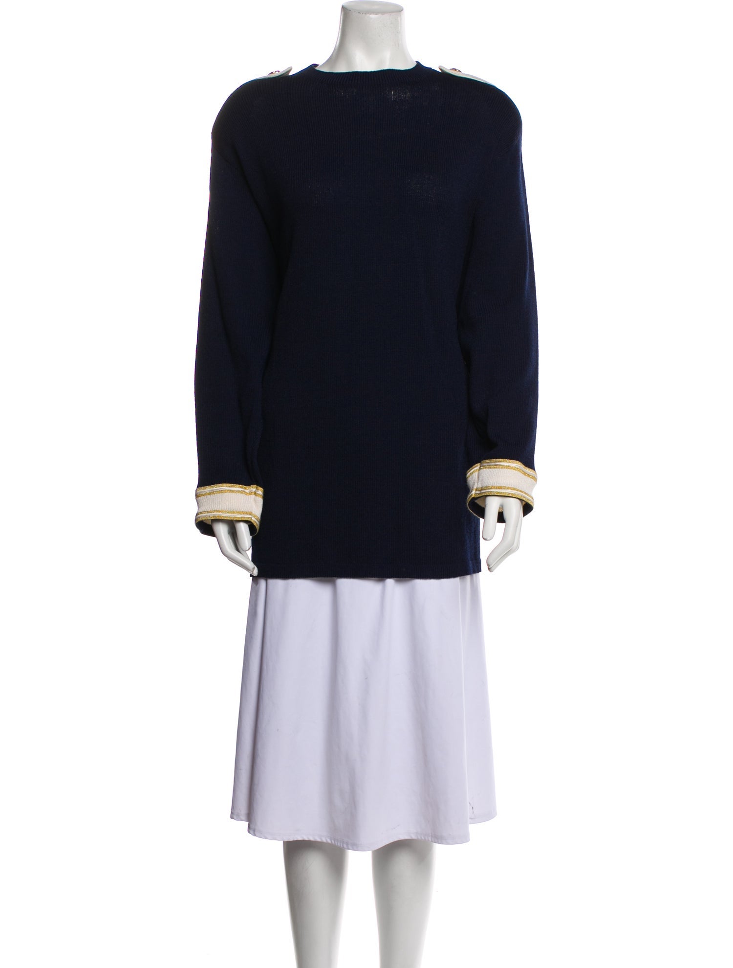 St. John Bateau Neckline Mini Dress