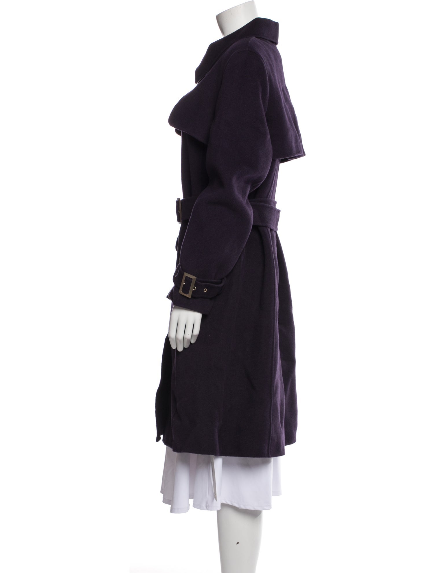St. John Angora Trench Coat